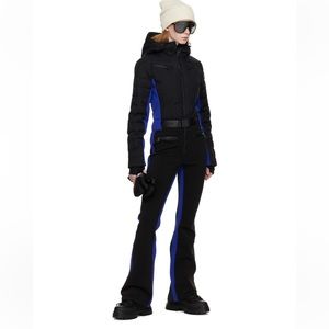 Luna Erin snowsuit, blue and black women’s size 8 NWT